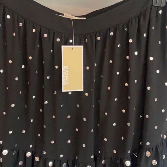 Michael Kors Flounce Sequin Skirt NWT Size small - Picture 4 of 6
